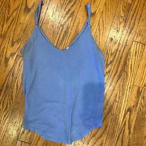 AE blue tank top